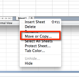 move a sheet to new workbook in excel for mac